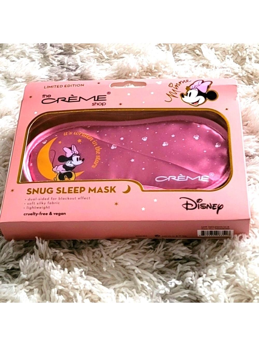 👍Host Pick👍NWT The Creme Shop Disney Minnie Mouse Snug Sleep Mask